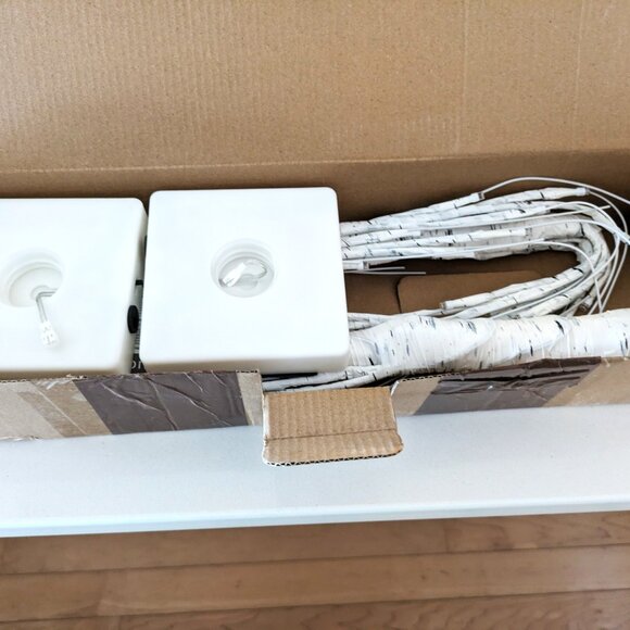 2 Pak Birch Tree Lamp Decor Christmas Lights - USB or Battery -Warm White - 2FT - Picture 8 of 8